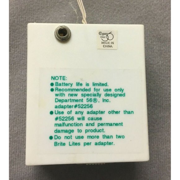 Department 56 Village "Frosty Light Sprays" Set of Two 2C Batteries Need #52682 - Picture 5 of 5